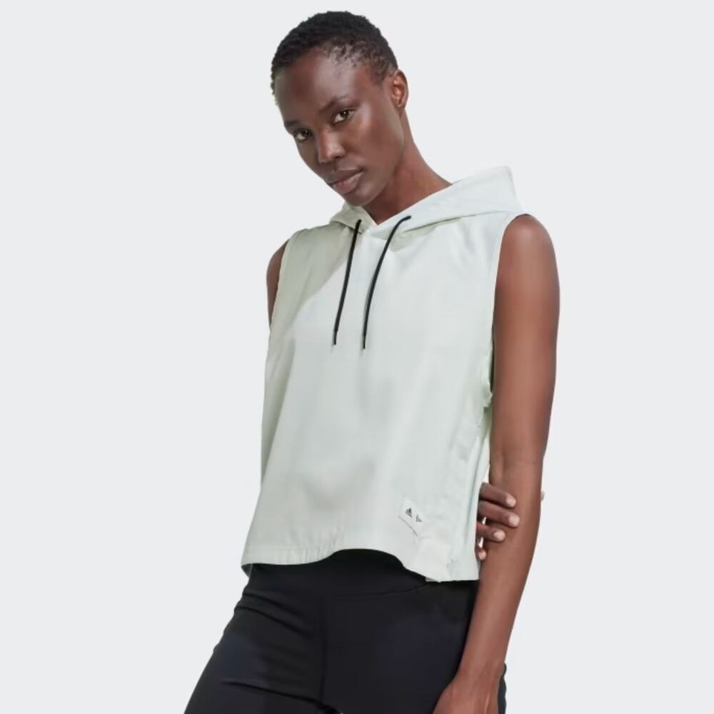 Adidas x Parley Hooded Sleeveless Top Gorpcore Techwear Utility Sage Green M